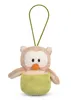 Doudou réversible hibou Owluna vert avec boucle NICI GREEN Voir les images du produit 1