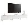 Idohome TV-Lowboard Angel 300 cm Weiß Hochglanz–TV-Schrank, Produktbild-Vorschau 6