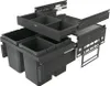 Cestino Naber Cox® Base 360 S/600-3 con base, antracite, Anteprima dell’immagine prodotto 1
