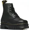 A black leather boot with a thick platform sole, shown against a white background. Anteprima dell’immagine prodotto