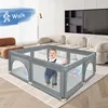 Baby Laufgitter mit 50 Kugel 120x120x66cm Aktivitätszentrum Produktbild-Vorschau 2