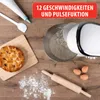Küchenmaschine mit Edelstahlschüssel 12 Geschwindigkeiten Produktbild-Vorschau 11