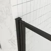 Pare baignoire Pivotant 70x120cm - 2 Volets Noir Mat - Voir les images du produit 3