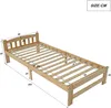 Fortuna Lai Holzbett 90x200 cm, Solide Einzelbett Produktbild-Vorschau 3