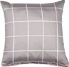 A pillow with a grid pattern on a white background. Produktbild-Vorschau