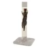 Kerbl Kratzbrett Kratzsäule Opal Jute, 56x56x119cm, grau; Produktbild-Vorschau 4