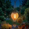 Mongolfiera solare beige da appendere con effetto fiamme - Anteprima dell’immagine prodotto 1