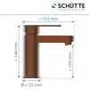 SCHÜTTE Waschtischarmatur ELEPHANT mit Ablaufgarnitur, Produktbild-Vorschau 3