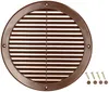 KOTARBAU® Lüftungsgitter Rund ⌀  200 mm Braun mit Produktbild-Vorschau 4