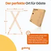 Goliving Bartisch Ø80x110cm - Stehtisch - Klappbar - Stabil Produktbild-Vorschau 2
