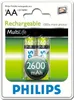 Philips Batterie AA ricaricabili - 2600mAh - 2 pezzi Anteprima dell’immagine prodotto 5