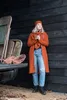 Knit Factory Luna Lange Strickjacke - Petrol - 46/48 Produktbild-Vorschau 5