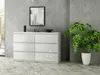 Kommode mit 6 Schubladen Sideboard Schrank Anrichte Produktbild-Vorschau 2