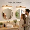 Moderne LED Wandleuchte Holzoptik 2er Set, kabellos, 4000K Produktbild-Vorschau 4