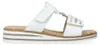 Rieker Alabama/Mirror/Nanao Damenschuhe Pantolette Weiß Productafbeelding-voorbeeld 62