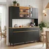 Mobiletto buffet alto con illuminazione a LED controllabile Anteprima dell’immagine prodotto 13