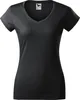 Baumwoll-T-Shirt mit V-Ausschnitt für Damen, 100% Produktbild-Vorschau 4