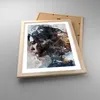 Gerahmtes Poster - Rahmen in heller Eiche - Frau Produktbild-Vorschau 3