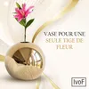 IvoQ Set de Vases en Céramique Dorée de Luxe - Design Voir les images du produit 2