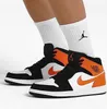 Nike Air Jordan Sneaker Herrenschuhe 1 MID 554724-058 45,5 Produktbild-Vorschau 5