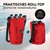 Where Tomorrow PVC dry bag - Style 02 - 5L - rot Produktbild-Vorschau 6