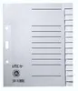 LEITZ Ordnerregister 1225 Vollformat blanko grau 15-teilig, Produktbild-Vorschau 5