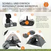 ECD Germany Pop Up Zelt wasserdicht für 4 Personen Camping Produktbild-Vorschau 4