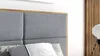 Boxspringbett CHANTELLE 2 – 140x200, Beige + GRATIS Topper Produktbild-Vorschau 2