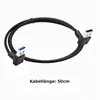 J52 USB 3.0 Kabel – USB-A auf USB-A Adapterkabel, 50 cm, Produktbild-Vorschau 3