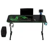 ULTRADESK FRAG gaming desk - GREEN V3, 140x60 cm, 76 cm, Produktbild-Vorschau 3