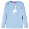 vidaXL Kinder-Langarmshirt Hellblau 140 Produktbild-Vorschau 7