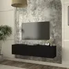 TV-Lowboard hängend ‘Nolven’ mit 2 Klapptüren 135 x 32 x 30 Produktbild-Vorschau 1