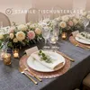 Platssets 6er Set Rund Gold, Tischunterlagen Metallic Produktbild-Vorschau 4