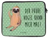 Mr. & Mrs. Panda Laptop Tasche Faultier Vogel 20 x 28 cm - Produktbild-Vorschau 1