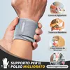 CAMBIVO Polsiere Palestra Regolabile 2 Pezzi, Fasce per Anteprima dell’immagine prodotto 2