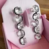 Swarovski Damen Ohrringe Ohrhänger Schwebende Kristalle Produktbild-Vorschau 6
