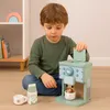 ECOTOYS TL645001 Dřevěný kávovar pro děti, barista set, 8 Náhled obrázku produktu 3