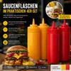 4 Saucenspender Quetschflasche Dosierflasche Ketschup Senf Produktbild-Vorschau 8