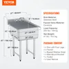 VEVOR Edelstahl Spültisch Gewerbliche Spülbecken 686 x 610 Produktbild-Vorschau 7