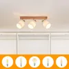 ZMH Plafondlamp met 3 lampen, zwart - Vintage plafondspot, Productafbeelding-voorbeeld 12