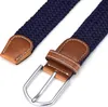 Flechtgürtel Navy, Uni Elastischer Stoffgürtel, geflochten, Produktbild-Vorschau 4