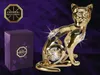 CRYSTAL TEMPTATIONS - Cat Katze 3746 Swarovski-Kristall 24k Produktbild-Vorschau 1