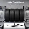 Portagomme Wiltec - 1370 x 730 x 705 mm, larghezza Anteprima dell’immagine prodotto 8