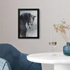 MuchoWow® MuchoWow® Gerahmtes Poster Pferd - Grau - Braun - Produktbild-Vorschau 5
