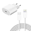 USB-C Ladegerät 20W + 1m iPhone Lightning Ladekabel – Produktbild-Vorschau 1