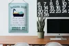Blechschild Spruch 20x30cm Bathroom Rules if it is up put Produktbild-Vorschau 5