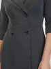 Orsay Weiß-Schwarzes gemustertes Damenkleid Produktbild-Vorschau 3
