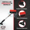 HEYNER® Škrabka na ľad auto 4v1 skladací čistič čelného Náhľad obrázku produktu 3
