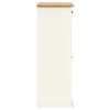 vidaXL Schuhschrank VIGO Weiß 60x35x96 cm Massivholz Kiefer Produktbild-Vorschau 6