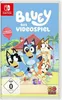 The image shows the game box for 'Bluey: Das Videospiel' for Nintendo Switch. Produktbild-Vorschau